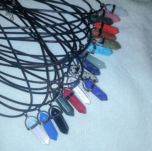 Crystal Quartz Chakra Healing Necklace - Picture 7 of 10